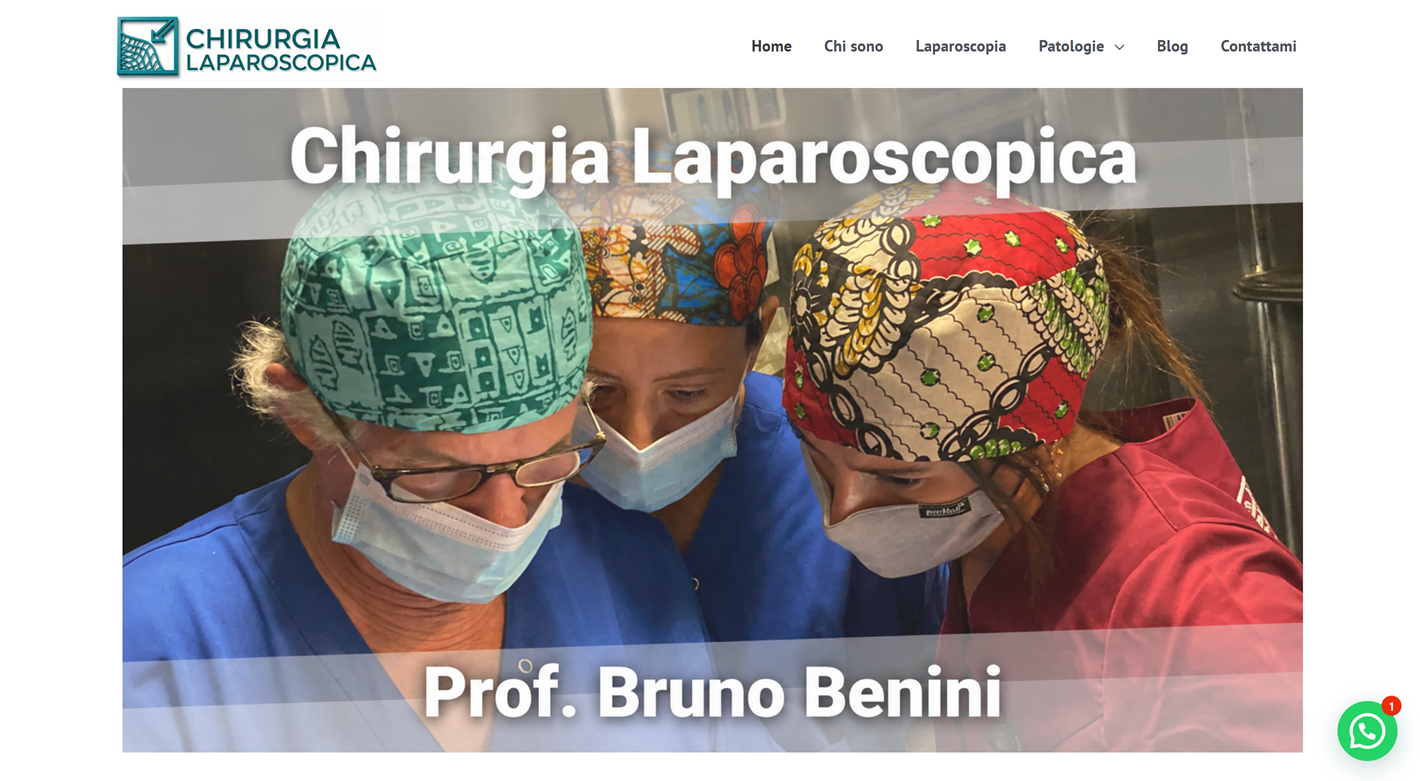 Screenshot progetto Chirurgia Laparoscopica